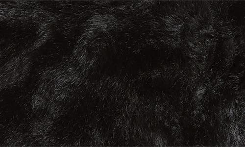 Tasha Faux Fur Bucket Hat In Black