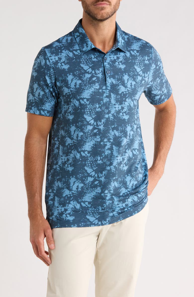 TravisMathew Featherweight Please Polo, Main, color, Dark Teal