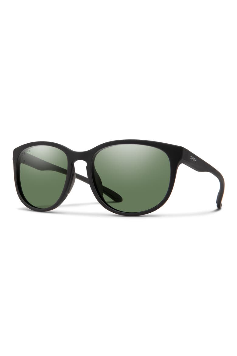 Lake Shasta 56mm ChromaPop™ Polarized Sunglasses, Alternate, color, MATTE BLACK / CHROMAPOP POLARIZED GREY GREEN