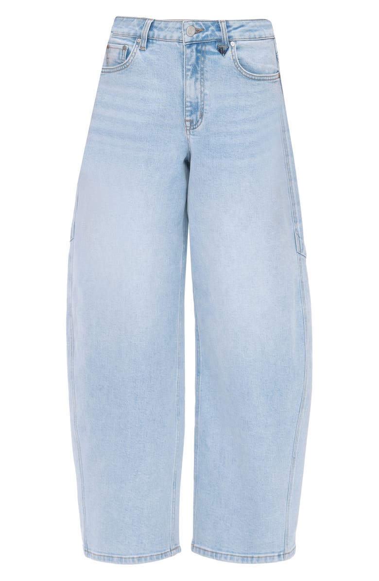 Bayeas Mid Rise Balloon Jeans, Alternate, color, Light Blue