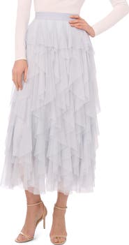 Halogen® Layered Tulle Skirt