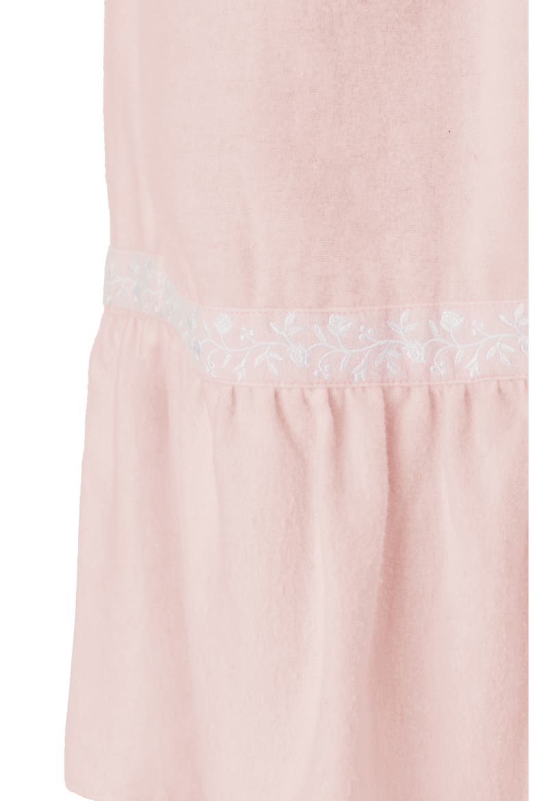 Long Sleeve Cotton Ballet Nightgown, Alternate, color, BLUSH