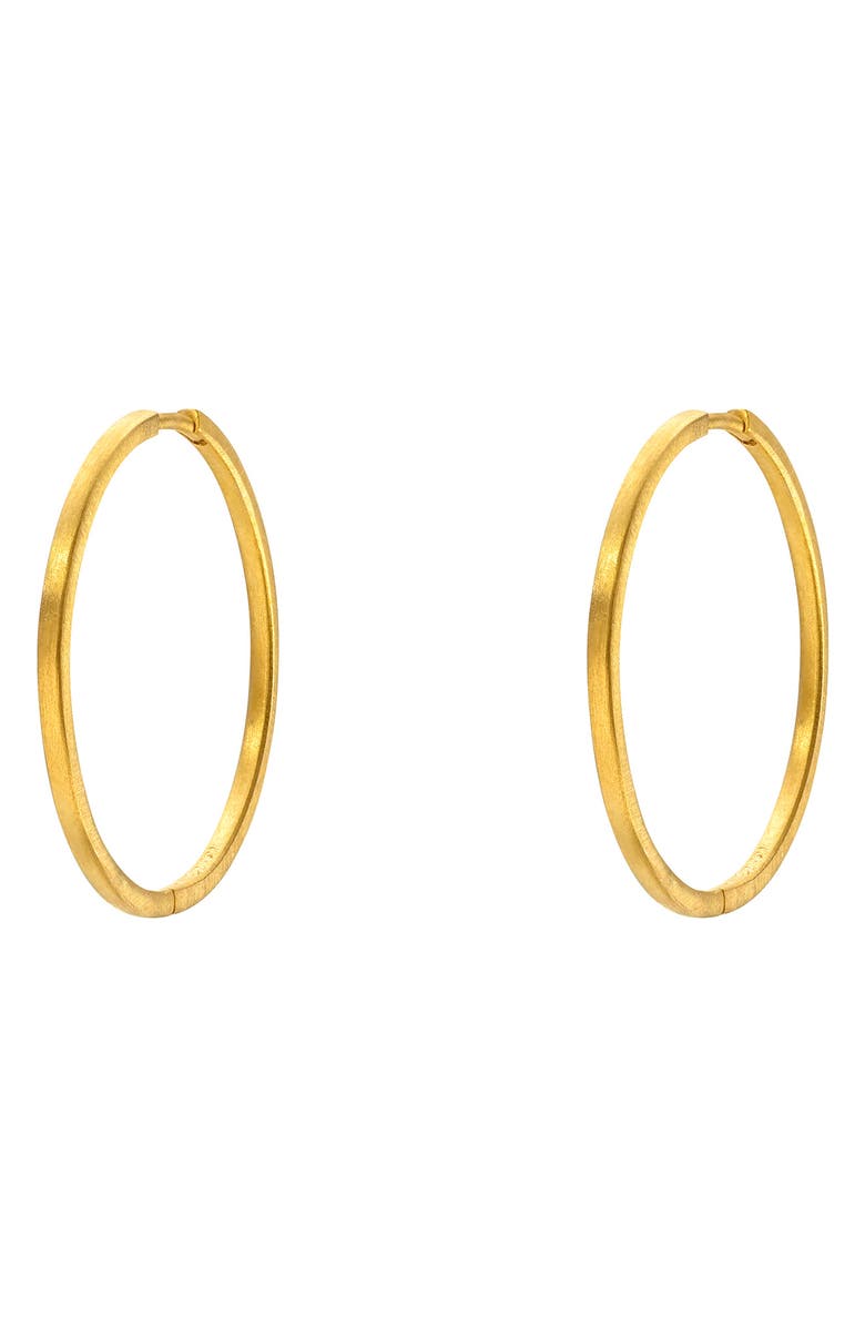 Darius Fairy Hoop Earrings, Main, color, Yellow Gold