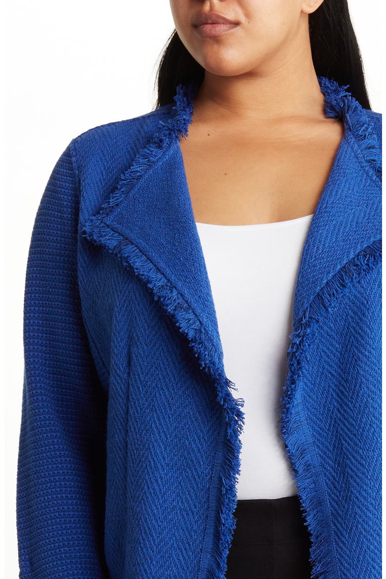 Fringe Mix Jacket, Alternate, color, MAZARINE