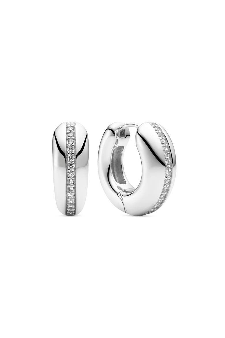 Earrings Palermo Medio, Main, color, 925 Sterling Silver