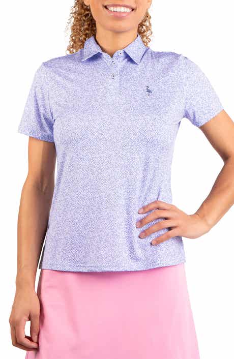 Abstract Maze Print Polo