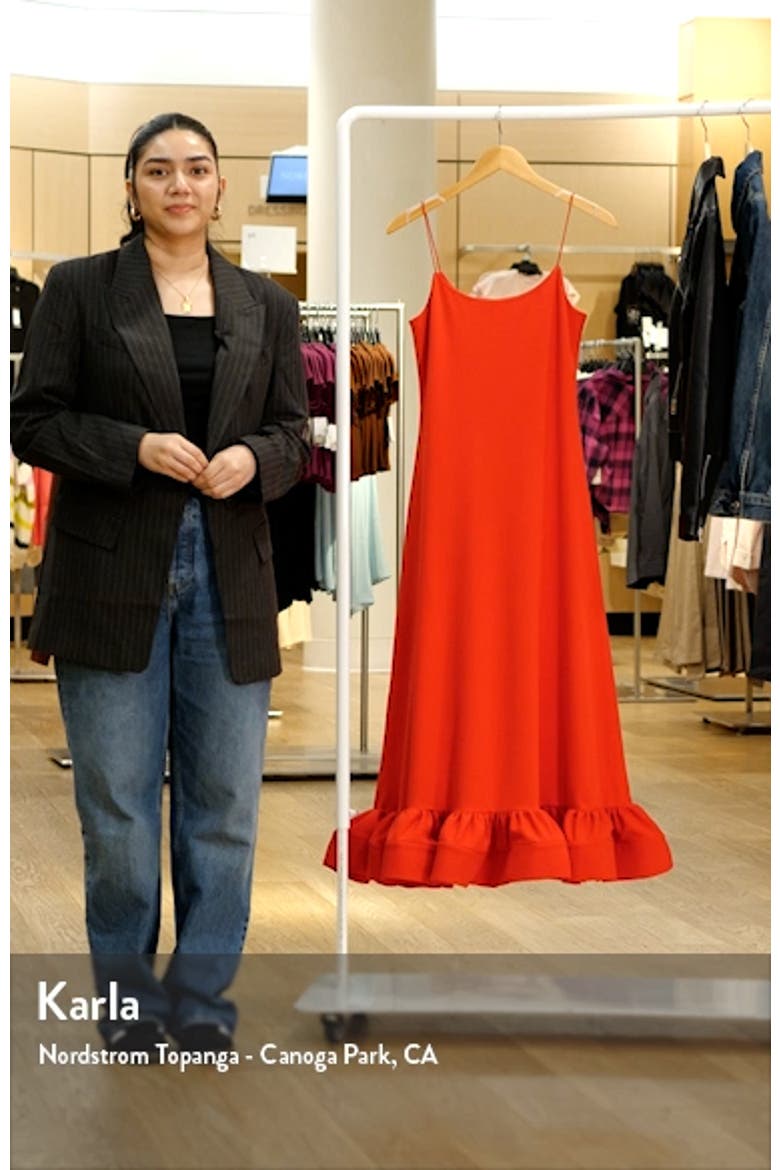 Dire Ruffle Hem Maxi Dress video