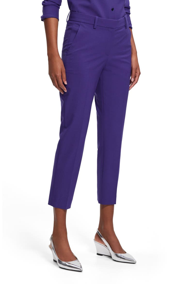 Treeca Wool Crop Trousers, Alternate, color, BLUE IRIS