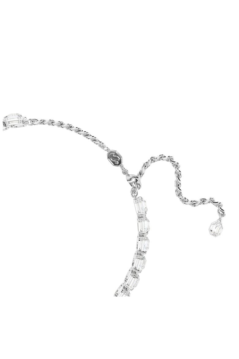 Millenia Crystal Choker Necklace, Alternate, color, WHITE/ SILVER