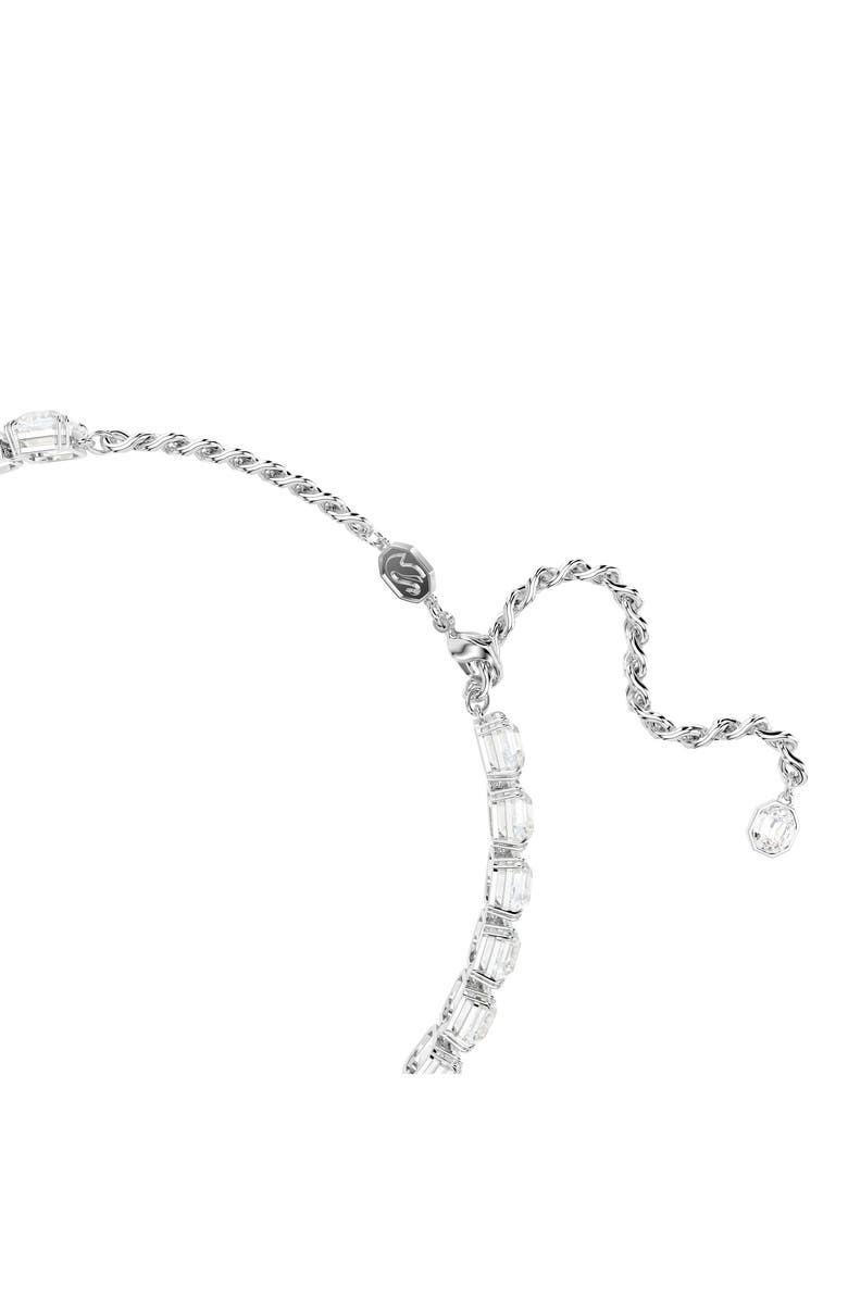 Swarovski Millenia Crystal Choker Necklace, Alternate, color, White/ Silver