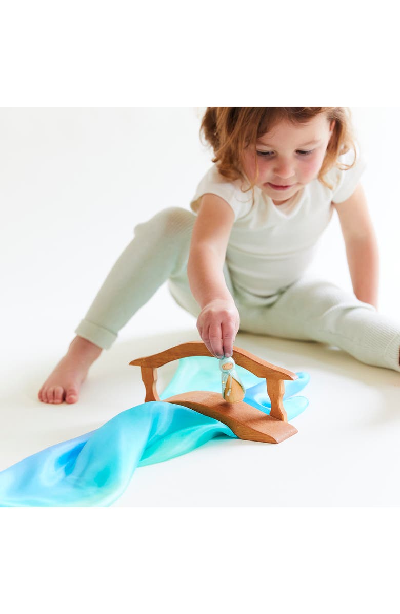 Sarah's Silks Set of 5 Mini Enchanted Playsilks, Alternate, color, Enchanted