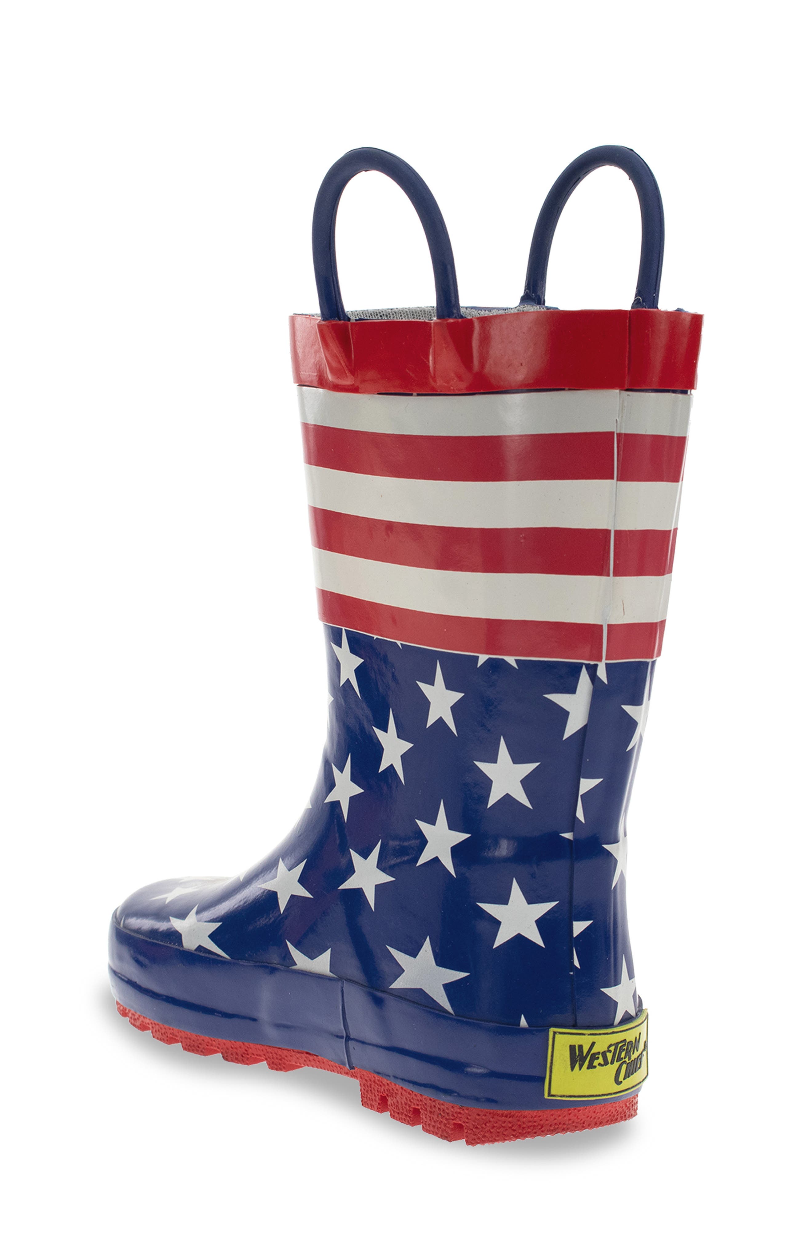 Western Chief Kids' Old Glory Rain Boot, Alternate, color, 