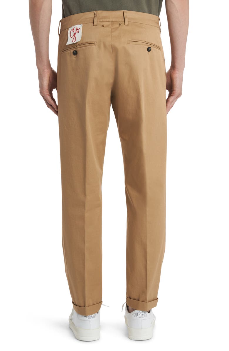 Golden Goose Stretch Cotton Chino Pants, Alternate, color, 
