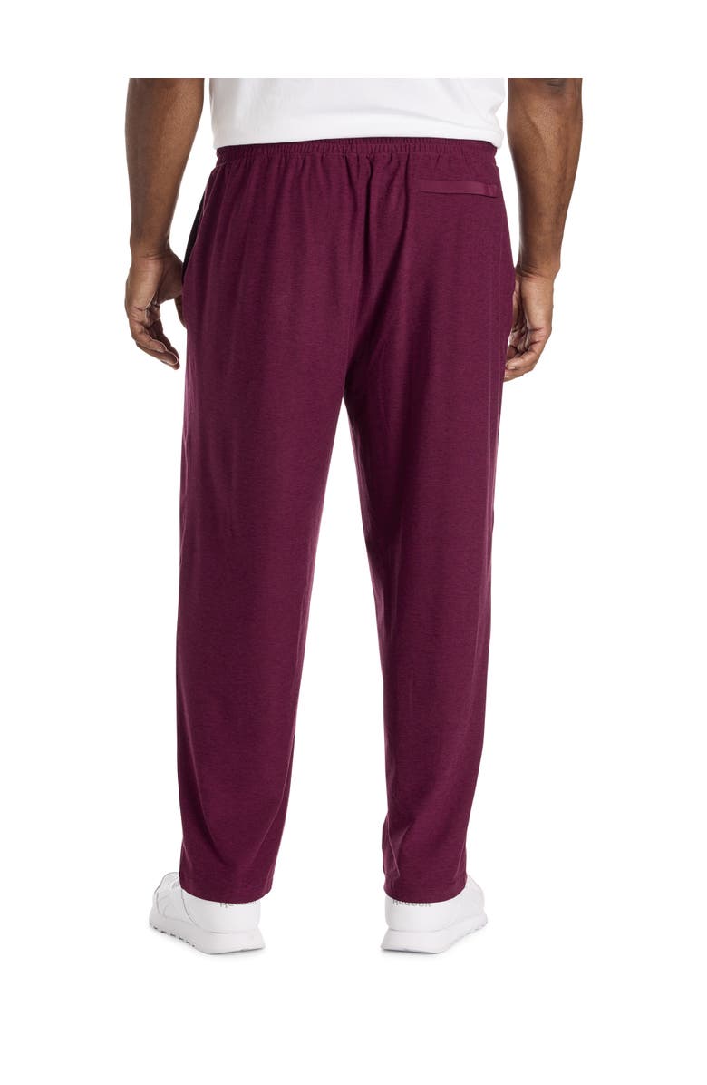 Reebok Big & Tall Performance Athletic-Fit Sweatpants, Alternate, color, Black Cherry Heath