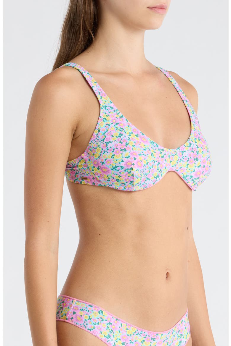 Party Wave Multi Fit Underwire Bikini Top, Alternate, color, PINK