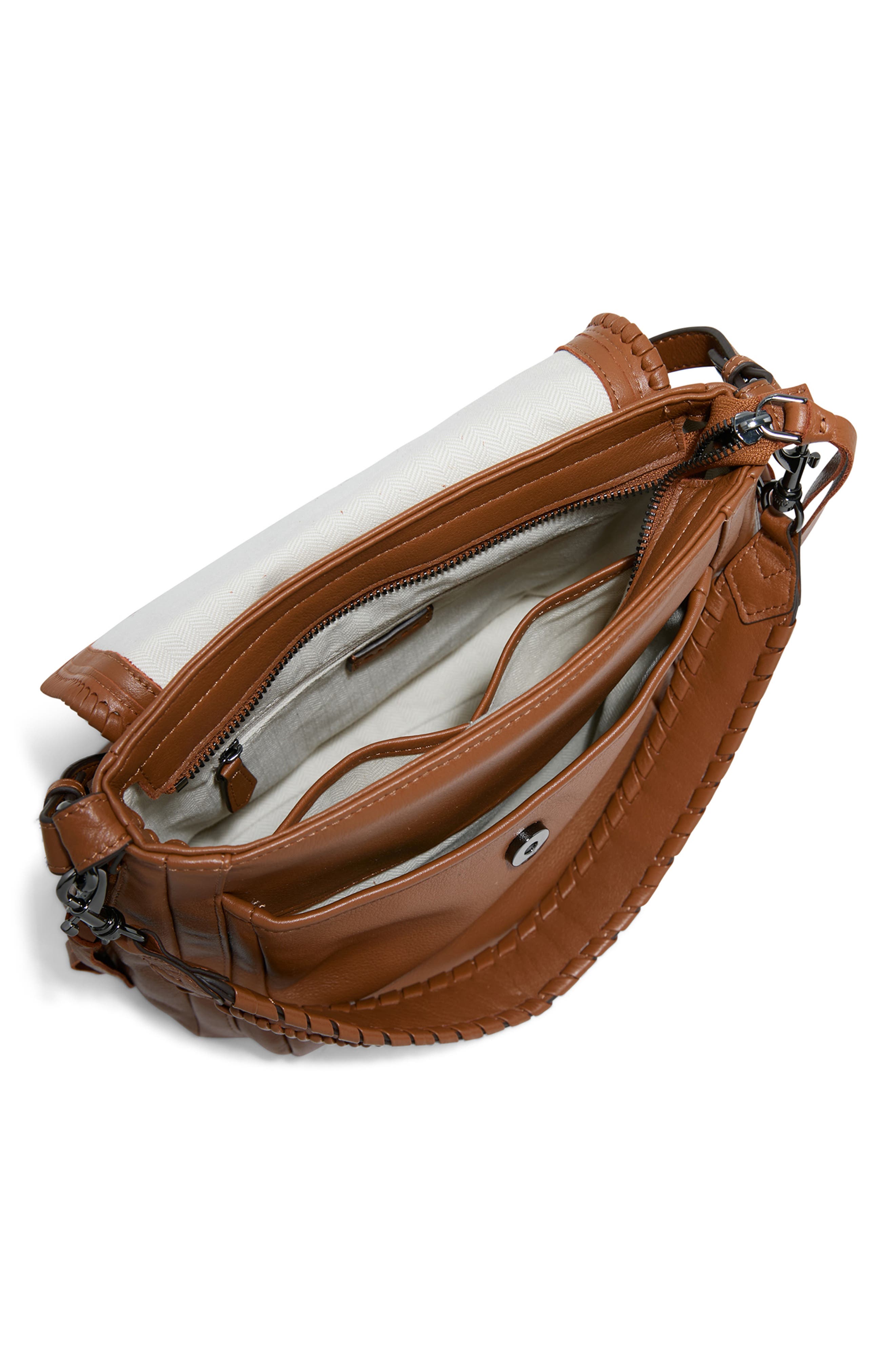 All for Love Convertible Leather Shoulder Bag, Alternate, color, CHESTNUT