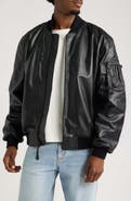 Alpha Industries MA-1 Heritage Leather Bomber Jacket