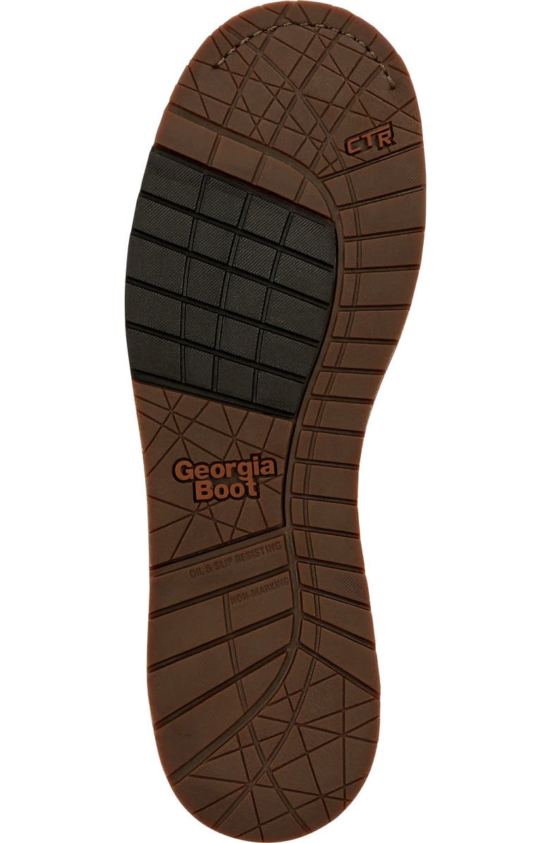 Georgia Boot Waterproof AMP LT Wedge Waterproof MocToe Work Boot, Alternate, color, Brown