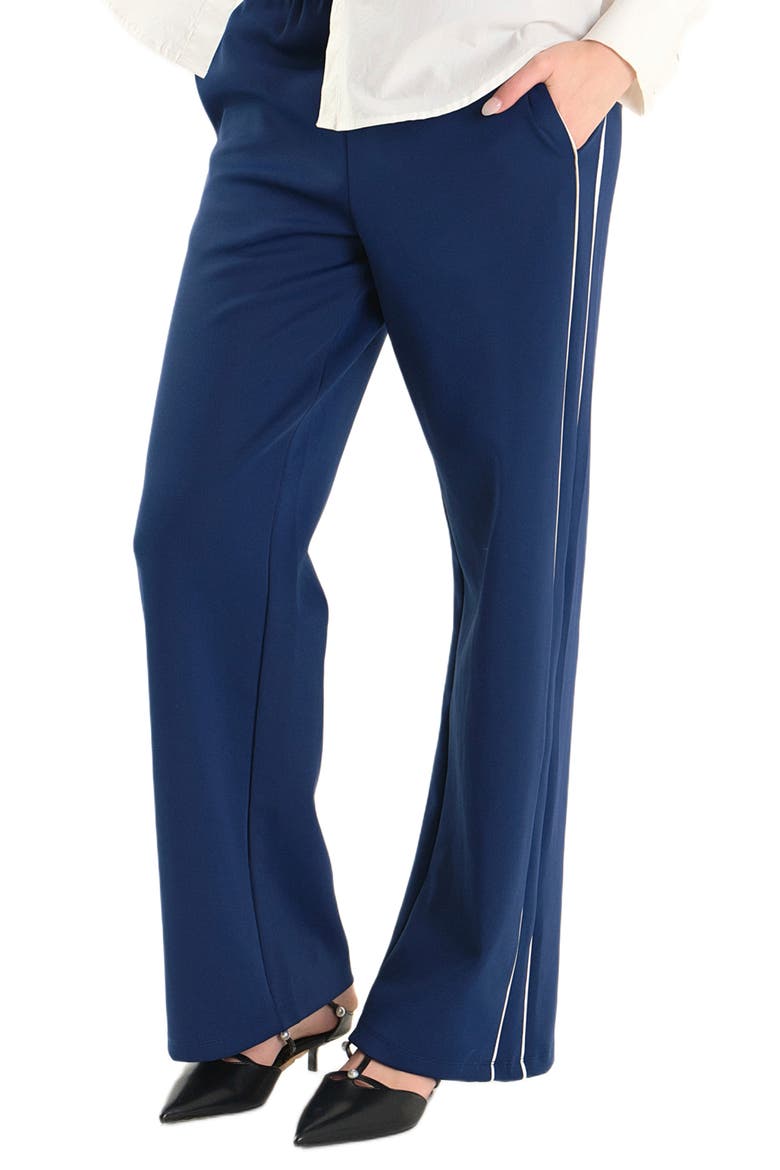 Sweatpants with Piping, Main, color, NAVY