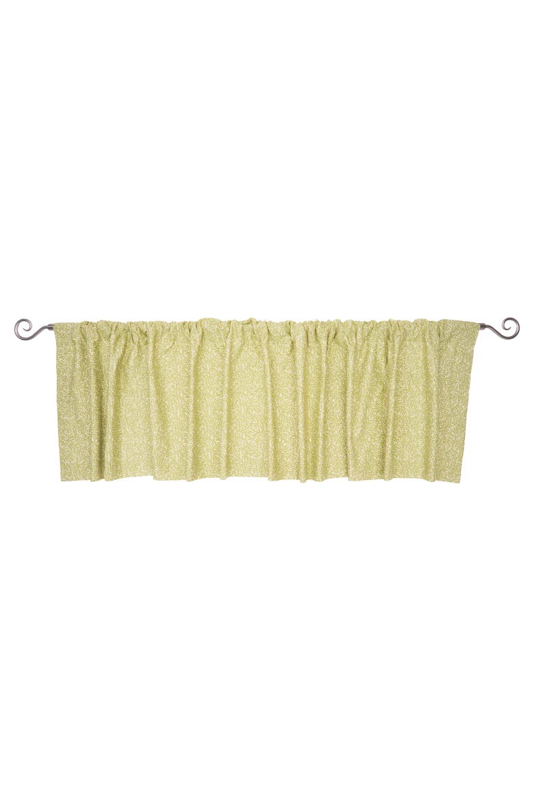 Fern Valley Green Valance, Main, color, Green