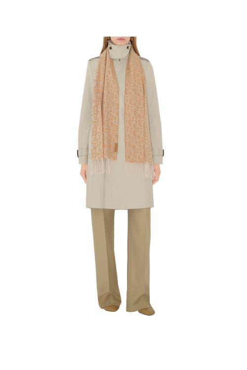 BURBERRY BURBERRY B CHARM CASHMERE SCARF
