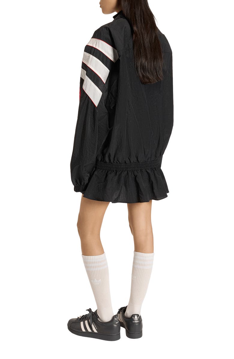 adidas Originals Santiago Peplum Track Jacket, Alternate, color, Black