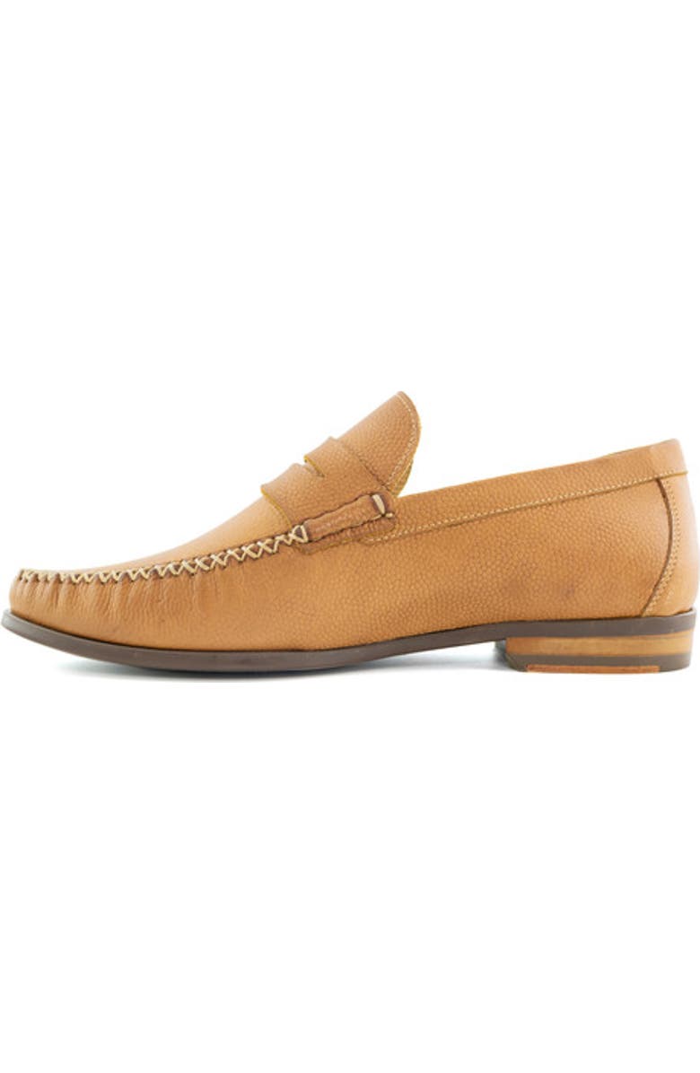 Marc Joseph New York Walker Street Leather Penny Loafer, Alternate, color, Tan Pebble Nobuck