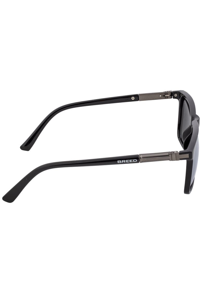 Caelum Polarized Sunglasses, Alternate, color, Black/Silver