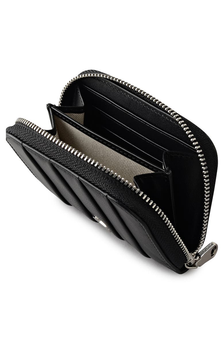 Radley Burton Way Quilted Zip Around Wallet, Alternate, color, Black