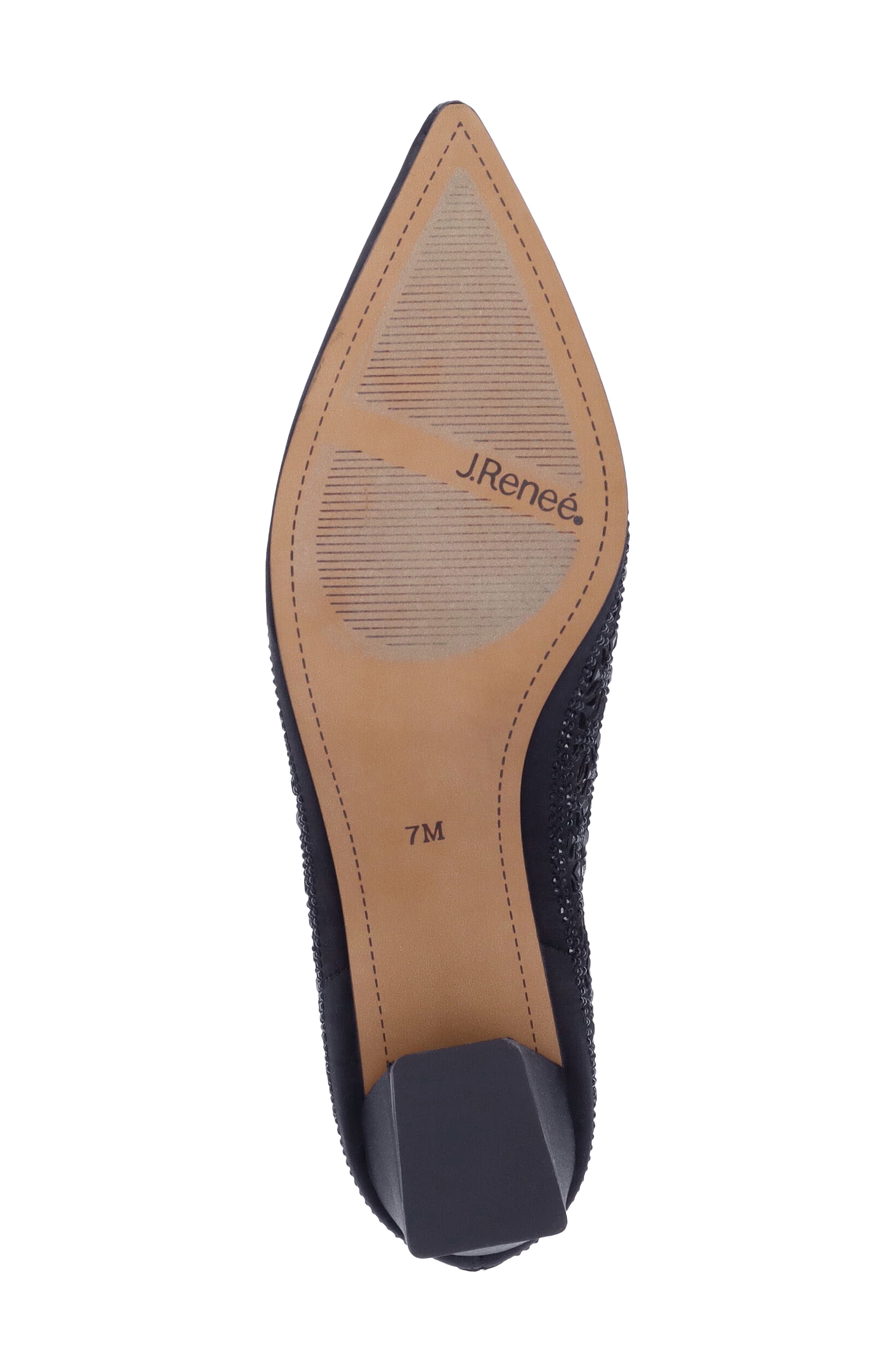 J. Reneé Jacinta Pointed Toe Bootie, Alternate, color, Black