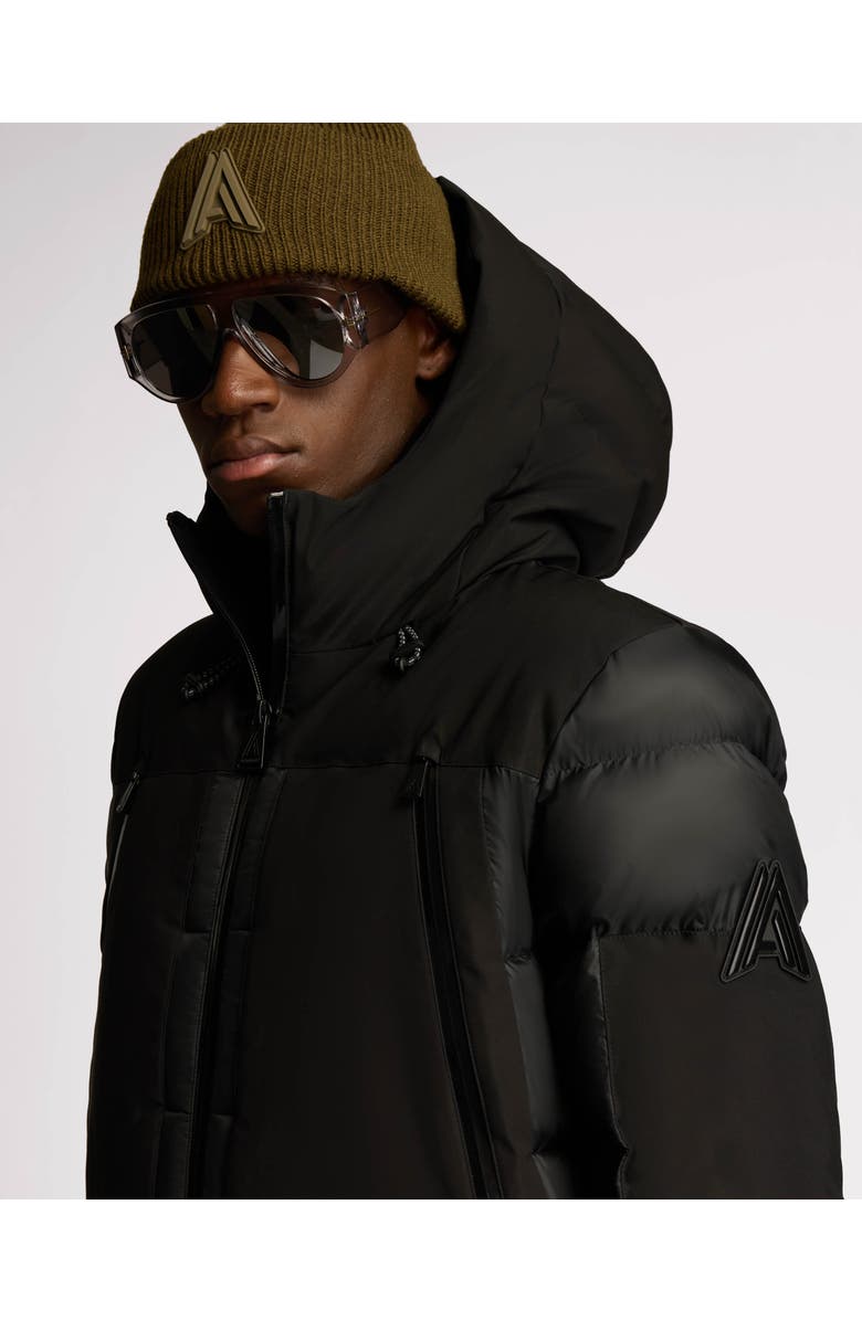Alpenhaus Barren Heavyweight Multi-Tone Puffer with Semi-Lustrous Finish, Alternate, color, Black