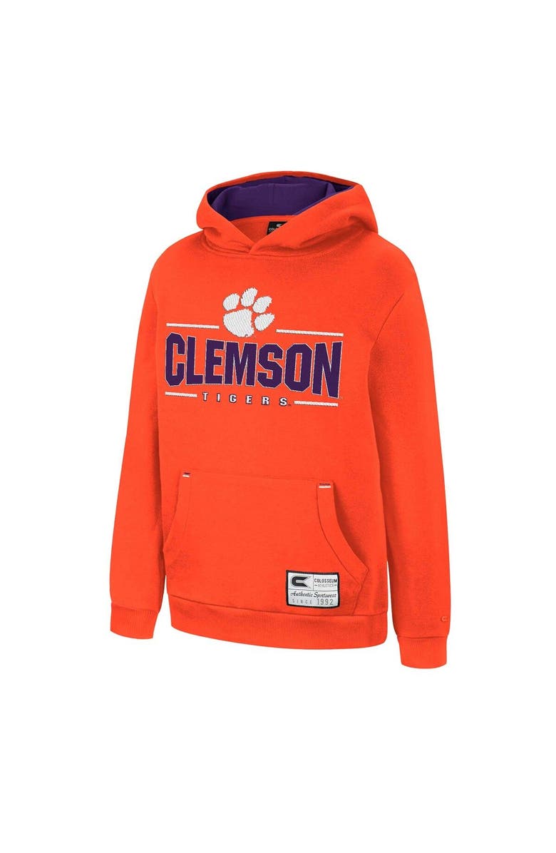 COLOSSEUM Youth Colosseum Orange Clemson Tigers Lead Guitarists Pullover Hoodie, Alternate, color,