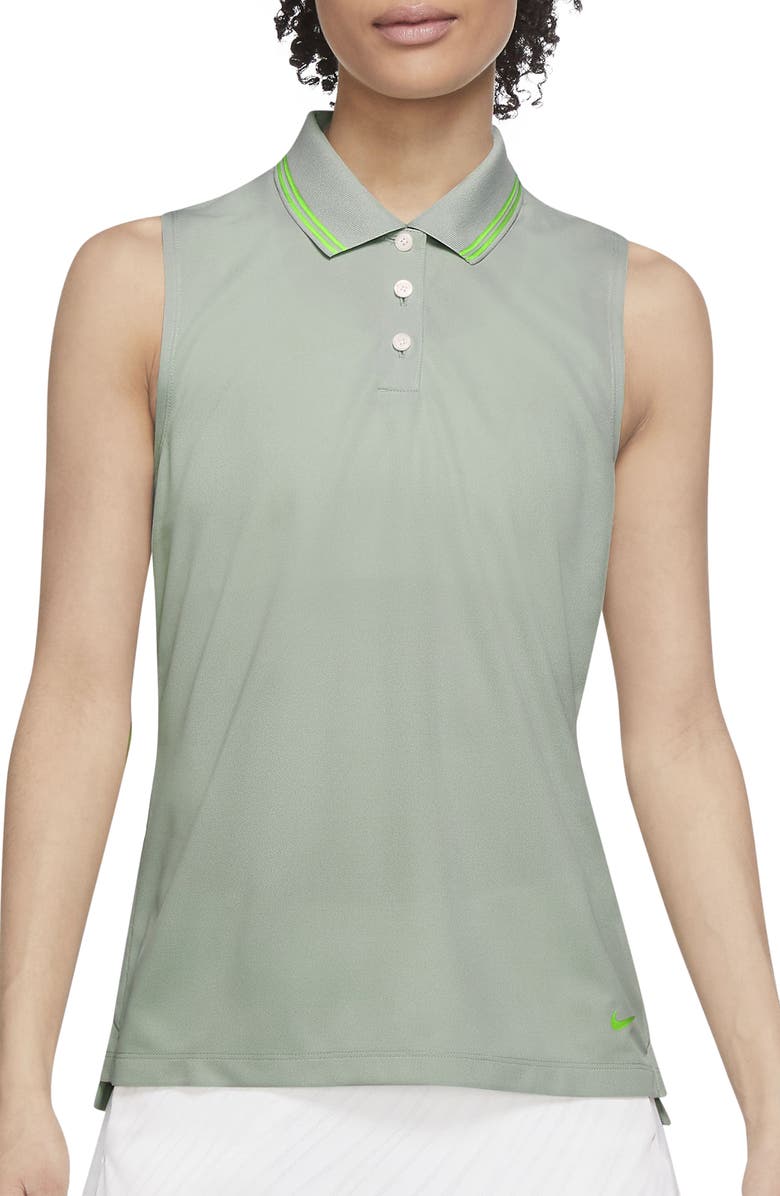 Nike Golf Victory Dri-FIT Sleeveless Polo, Main, color,
