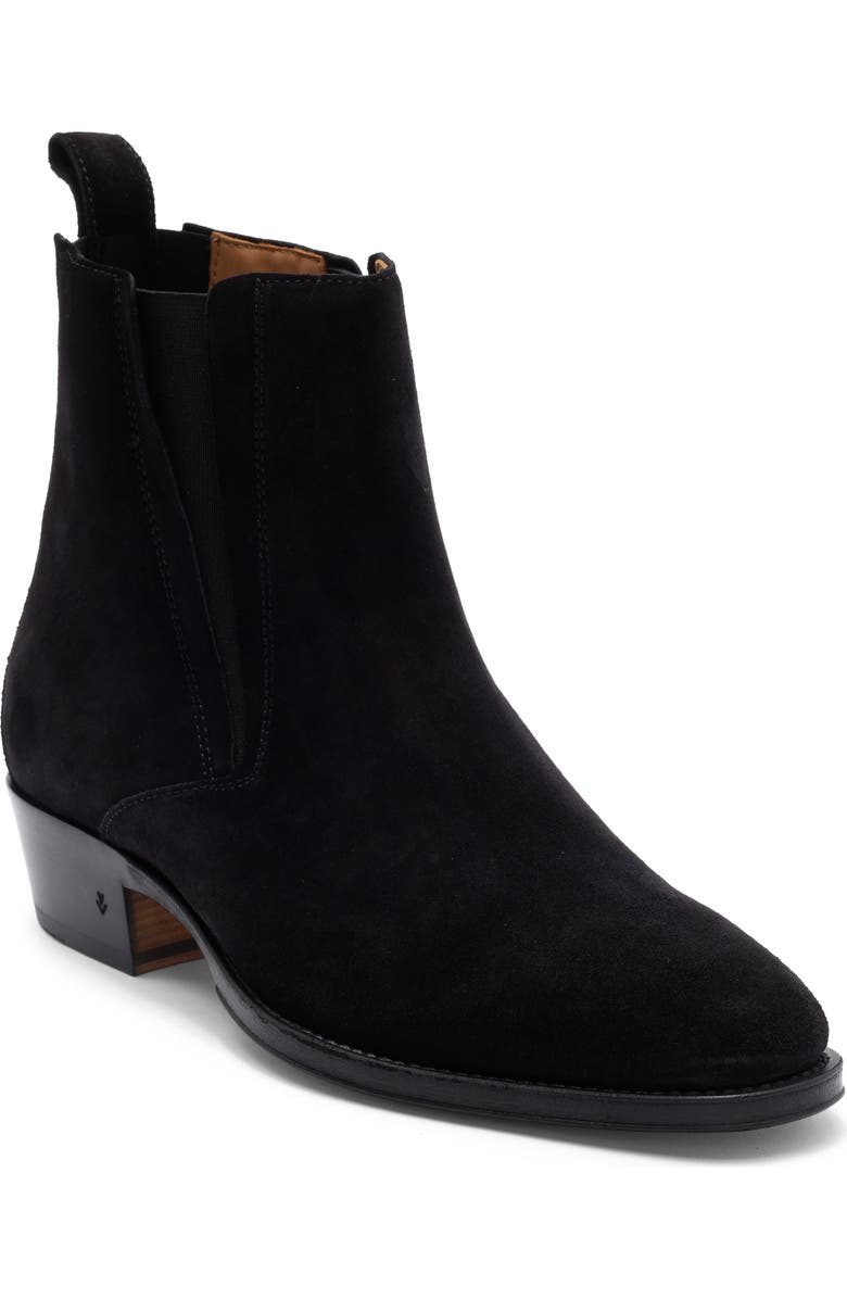 John Varvatos Ludlow Chelsea Boot, Main, color, Black