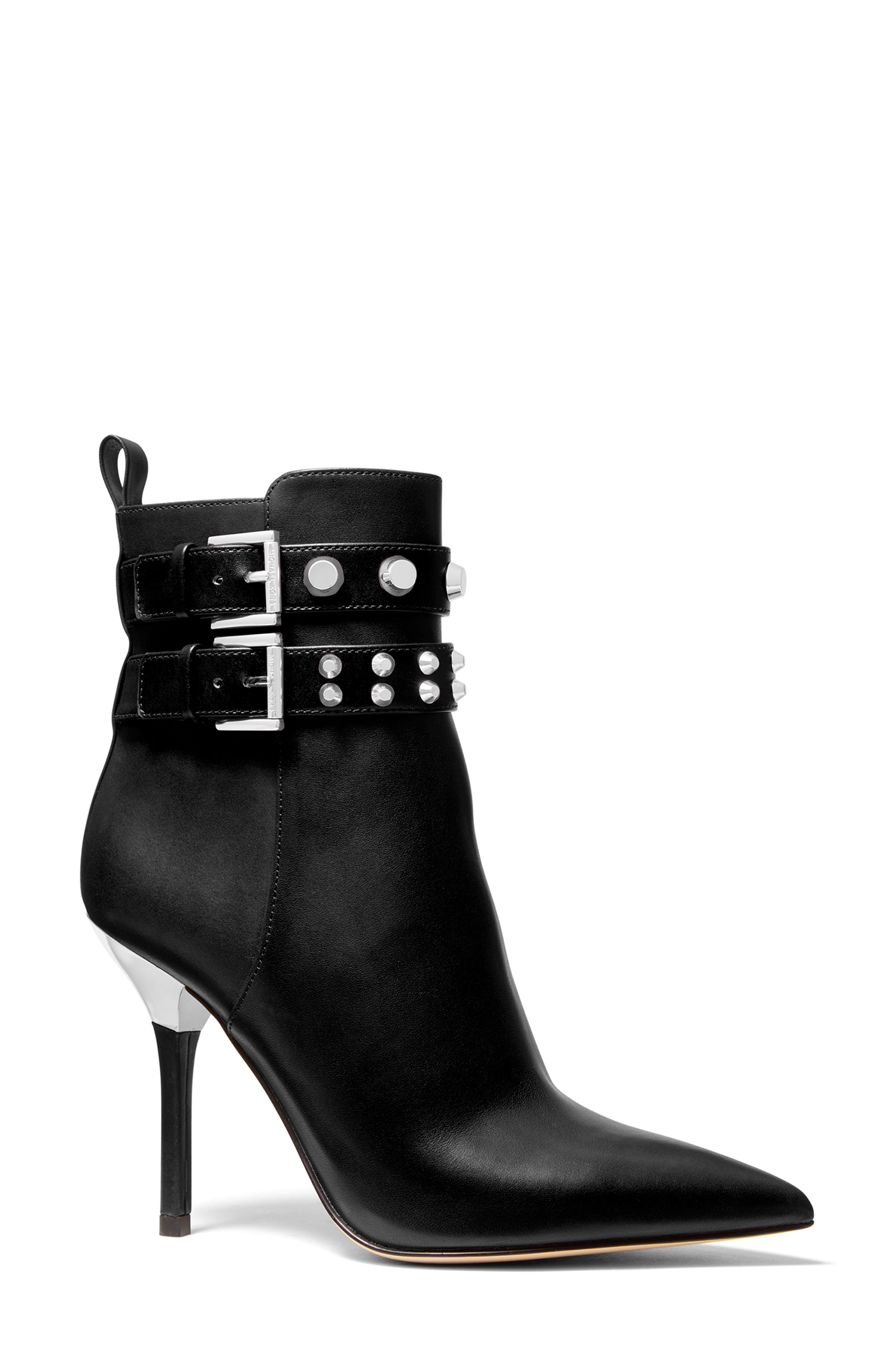 MICHAEL Michael Kors Amal Pointed Toe Buckle Bootie, Main, color, 