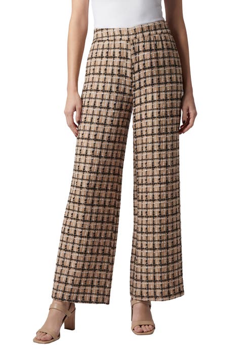 Petite Stretch Knit Wide Leg Pant (Plus)