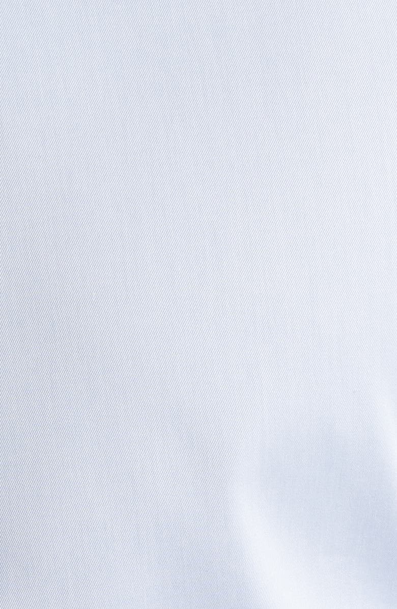 ZANETTI Solid Twill Dress Shirt, Alternate, color, Light Blue