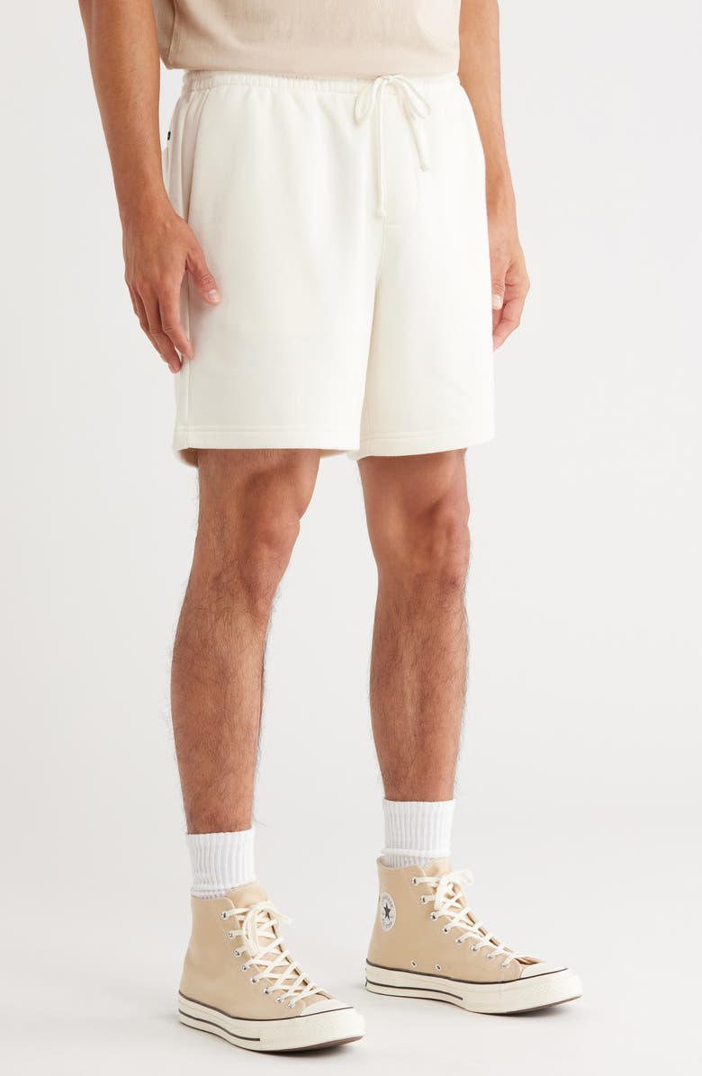 PacSun Coconut Milk Fleece Volley Shorts, Alternate, color, 
