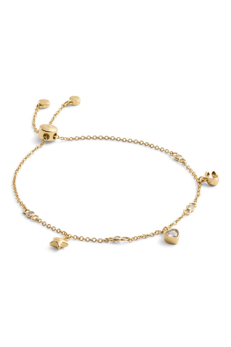 Mixed Charms Slider Bracelet, Alternate, color, CRYSTAL/GOLD