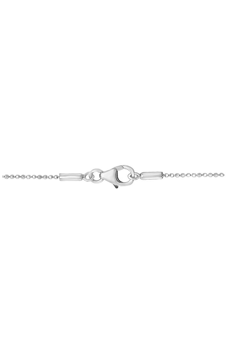 Sterling Silver & 11-12mm Freshwater Pearl Necklace, Alternate, color, WHITE