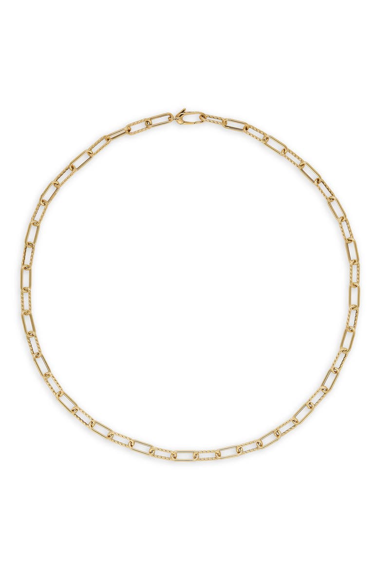 DY Madison® Chain Necklace in 18K Yellow Gold, 4mm, Alternate, color, 18K YELLOW GOLD