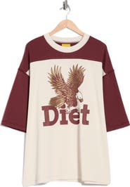 DIET STARTS MONDAY Eagle Yoke T-Shirt