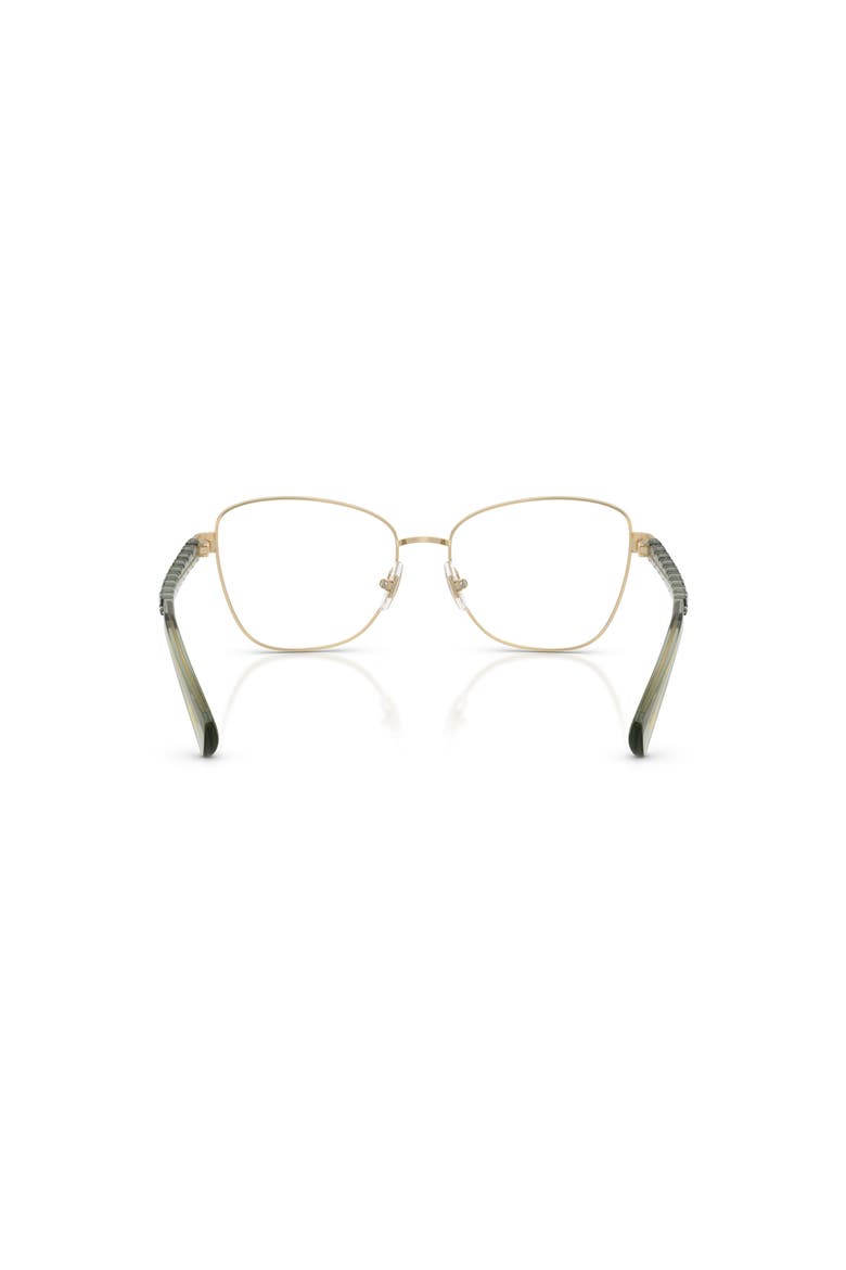53mm Irregular optical glasses, Alternate, color, Gold/ Brown