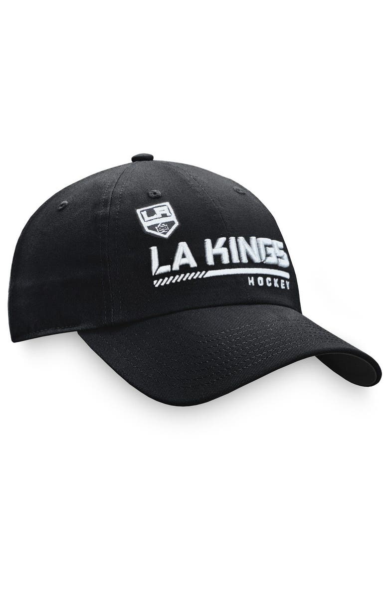 FANATICS Men's Fanatics Branded Black Los Angeles Kings Authentic Pro Locker Room Adjustable Hat, Alternate, color, 