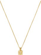 Missoma Engravable Cubic Zirconia Star Pendant Necklace