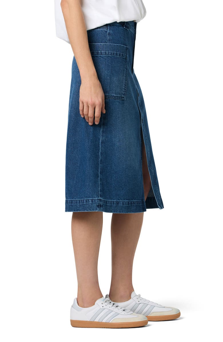 Joe's Cargo Denim Midi Skirt, Alternate, color, Warsaw