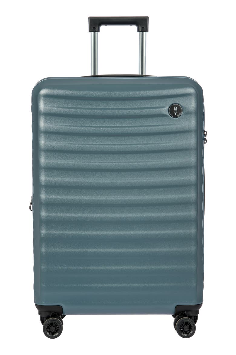 By Nausicaa 27-Inch Expandable Hardside Spinner Suitcase, Main, color, GREY BLUE