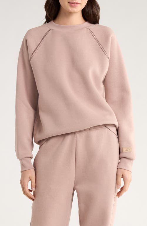Ugg(r) Classic Cotton Blend Sweatshirt In Pink