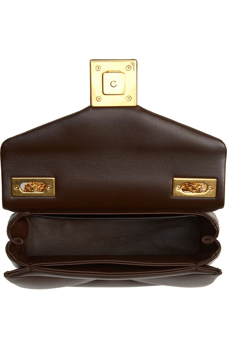 Valentino Garavani Small One Stud Leather Shoulder Bag, Alternate, color,