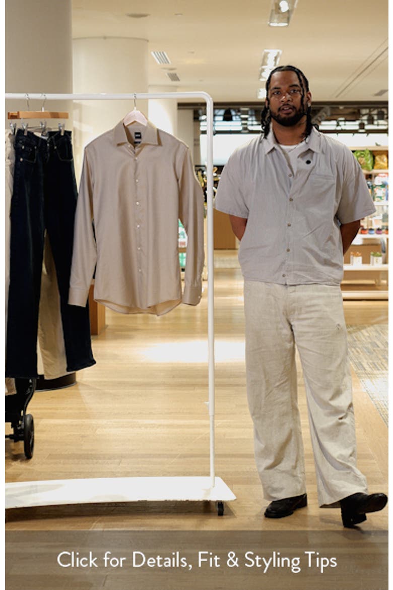 Hank Slim Fit Long Sleeve Cotton Shirt video